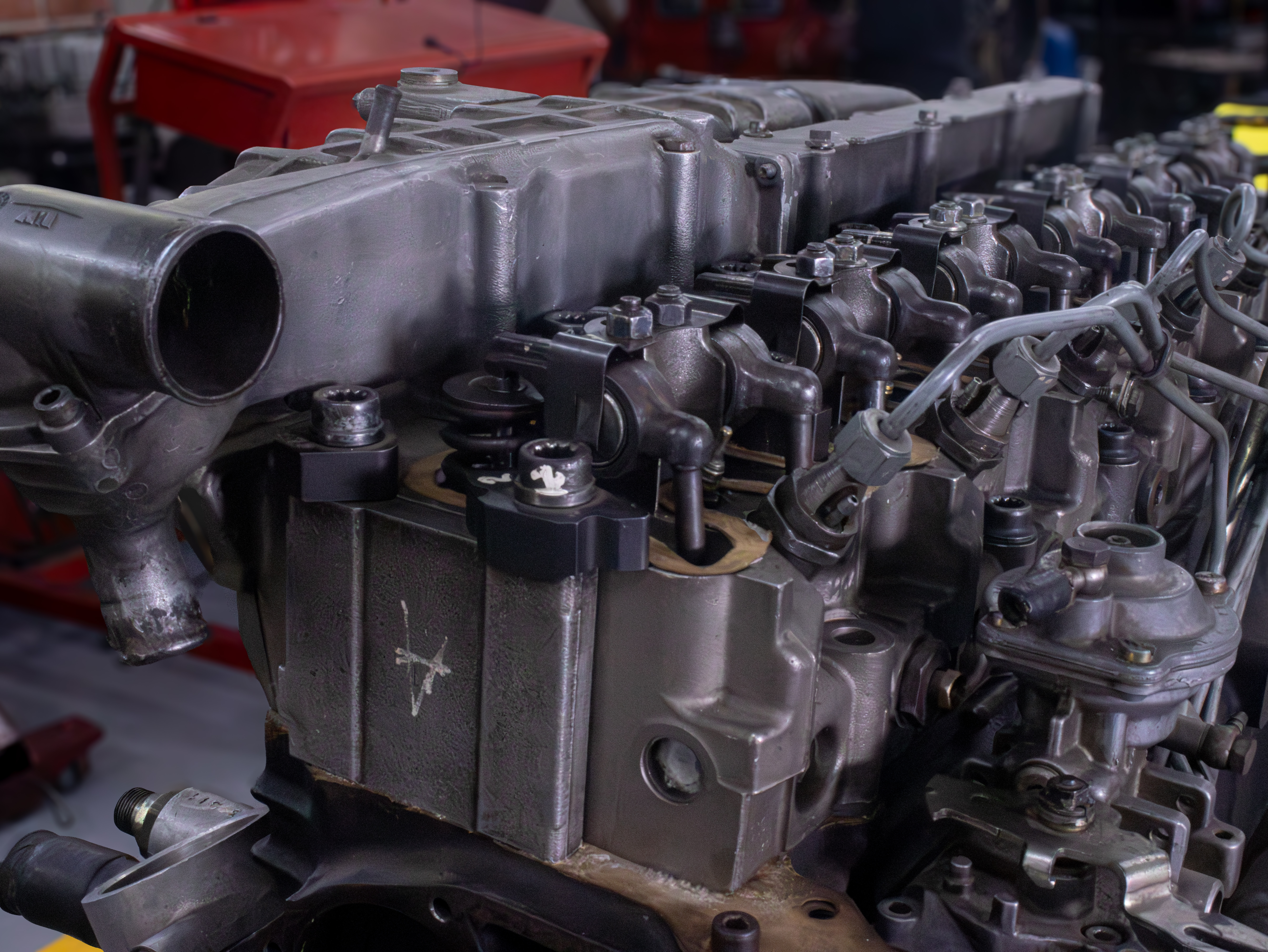 Taller de mantenimiento de motores diesel